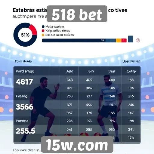 Estatísticas de usuários ativos no site 518 bet